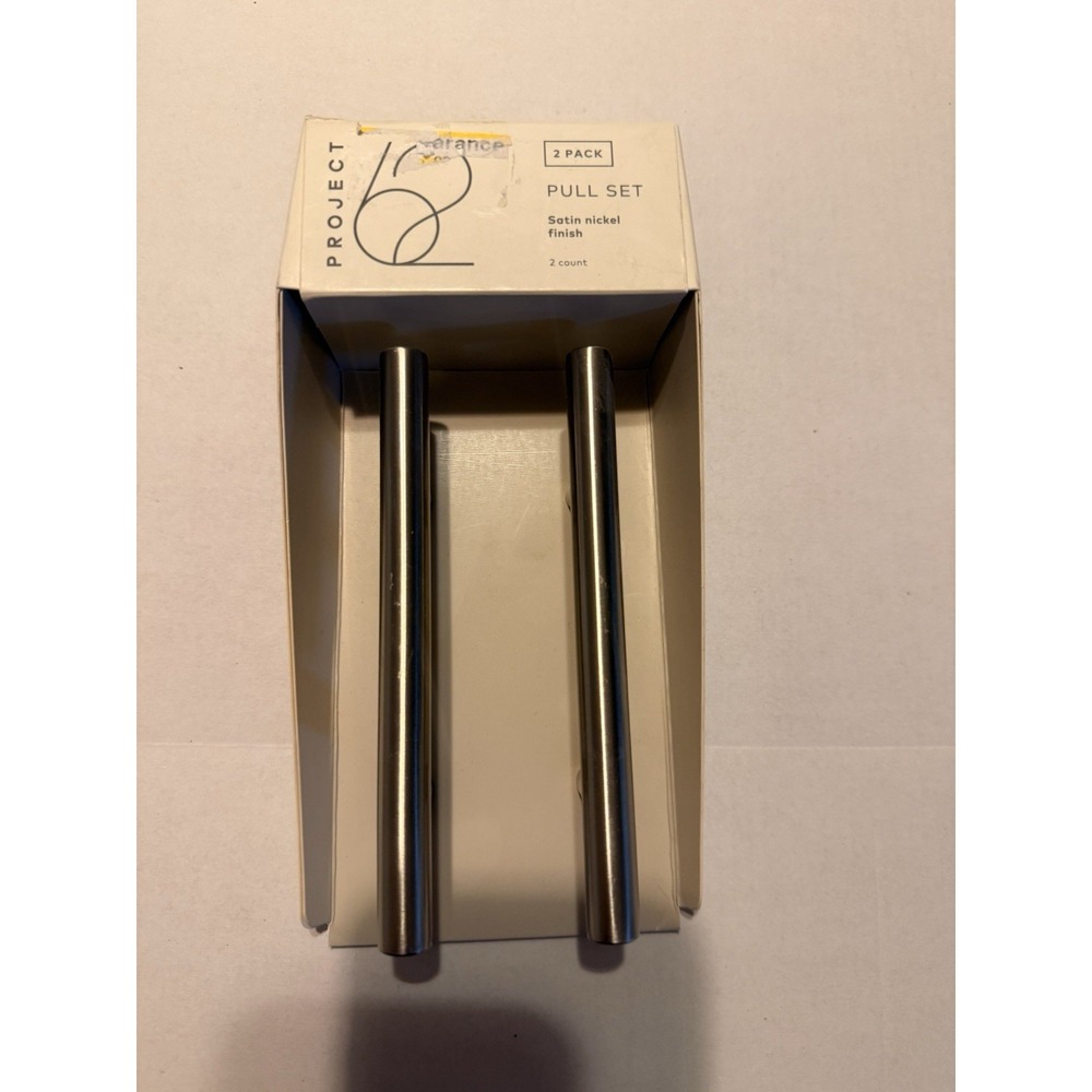 Satin Nickel Finish Draw Cabinet Pull Box of 2 Project 62 for Target